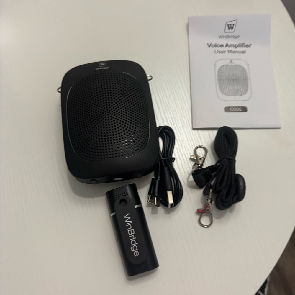 Black Portable Speaker with Wireless Connectivity

New . Never used